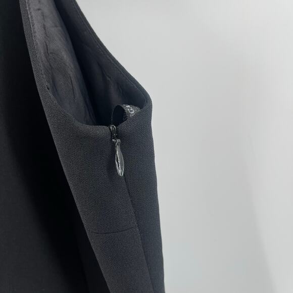 VINTAGE X LAUNDRY BY SHELLI SEGAL Dress Size 4 Mini One Shoulder Black LBD 90s - Picture 7 of 10